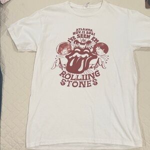 White Rolling Stones Graphic T-Shirt